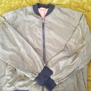 Olive Green Bomber Jacket XXL